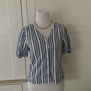 Madewell stripped button up